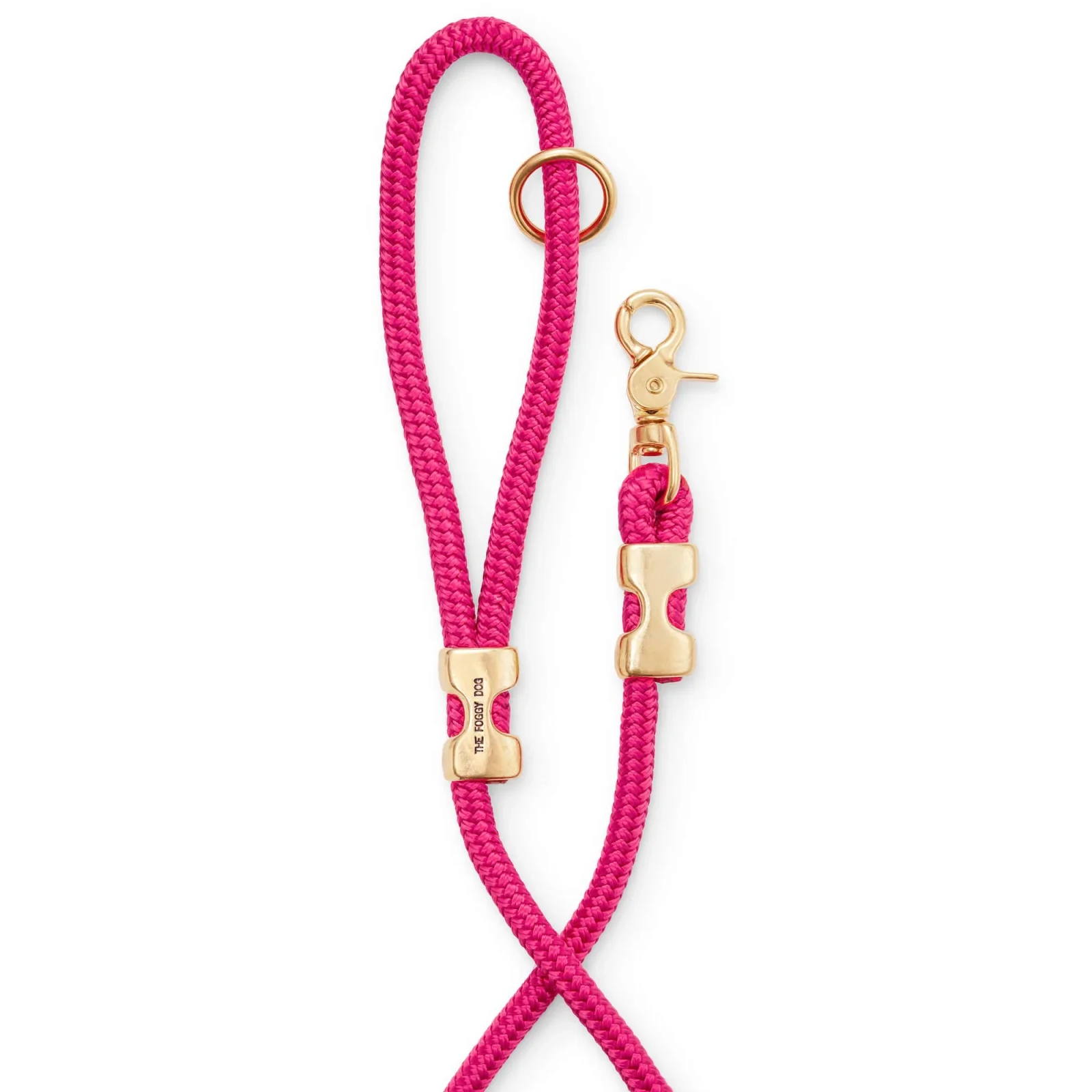 Hot Pink Marine Rope Dog Leash - Image 2