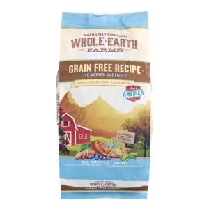 Whole Earth Farms Grain-Free Healthy Weight Dry Dog Food - 4 lb Bag