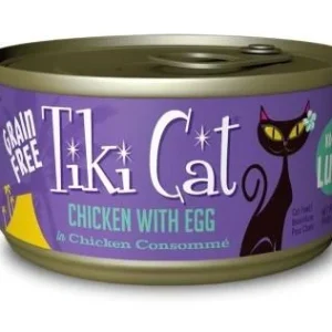 Tiki Cat Koolina Lua Canned Cat Food - Chicken with Egg - Case of 12