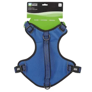 GG Reflective Nylon Harness Large Blu