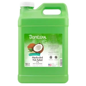 Tropiclean Oatmeal Tea Tree Dog Shampoo, 2.5 Gallons