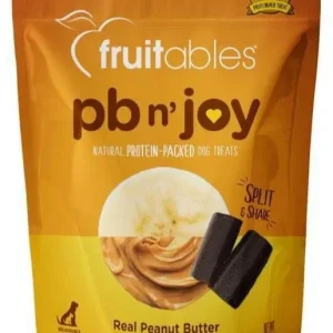 Fruitables PB n' Joy Peanut Butter & Banana Bar Soft and Chewy Dog Treats - 6 oz Pouch