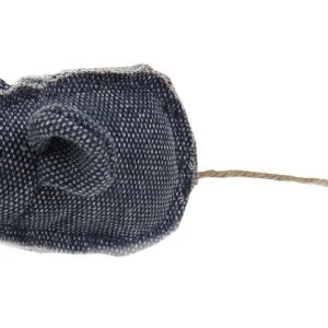 Pet Life ® 'Pompom Tailed' Durable Cat and Mouse Plush Cat Toy