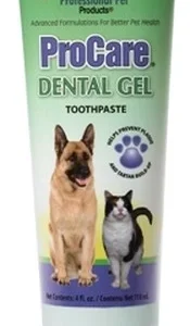 Professional Pet Products Procare Dental Gel for Dogs and Cats, 4 oz