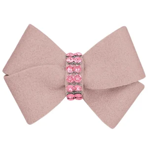 Susan Lanci Rosewood Nouveau Bow with Pink Giltmore Hair Bow