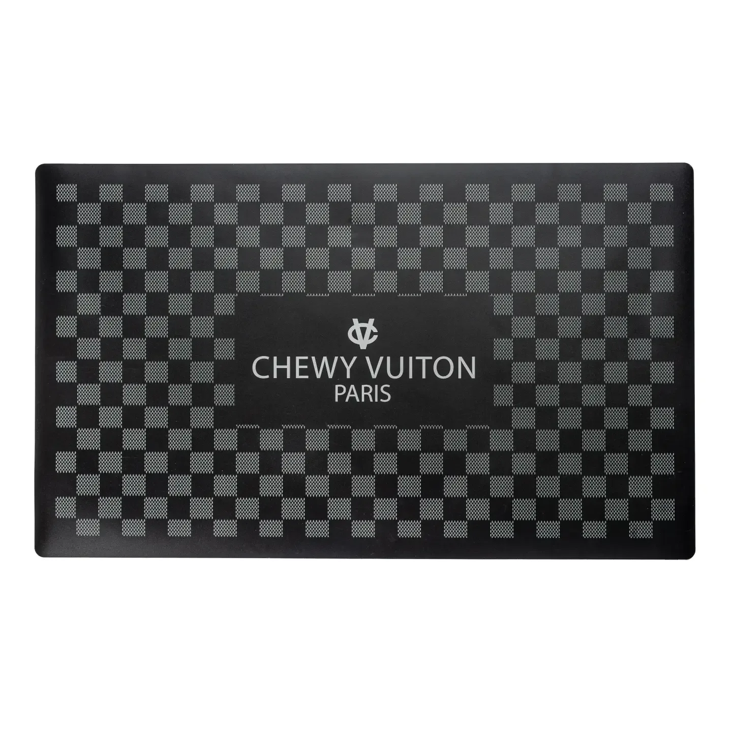 Black Checker Chewy Vuiton Placemat