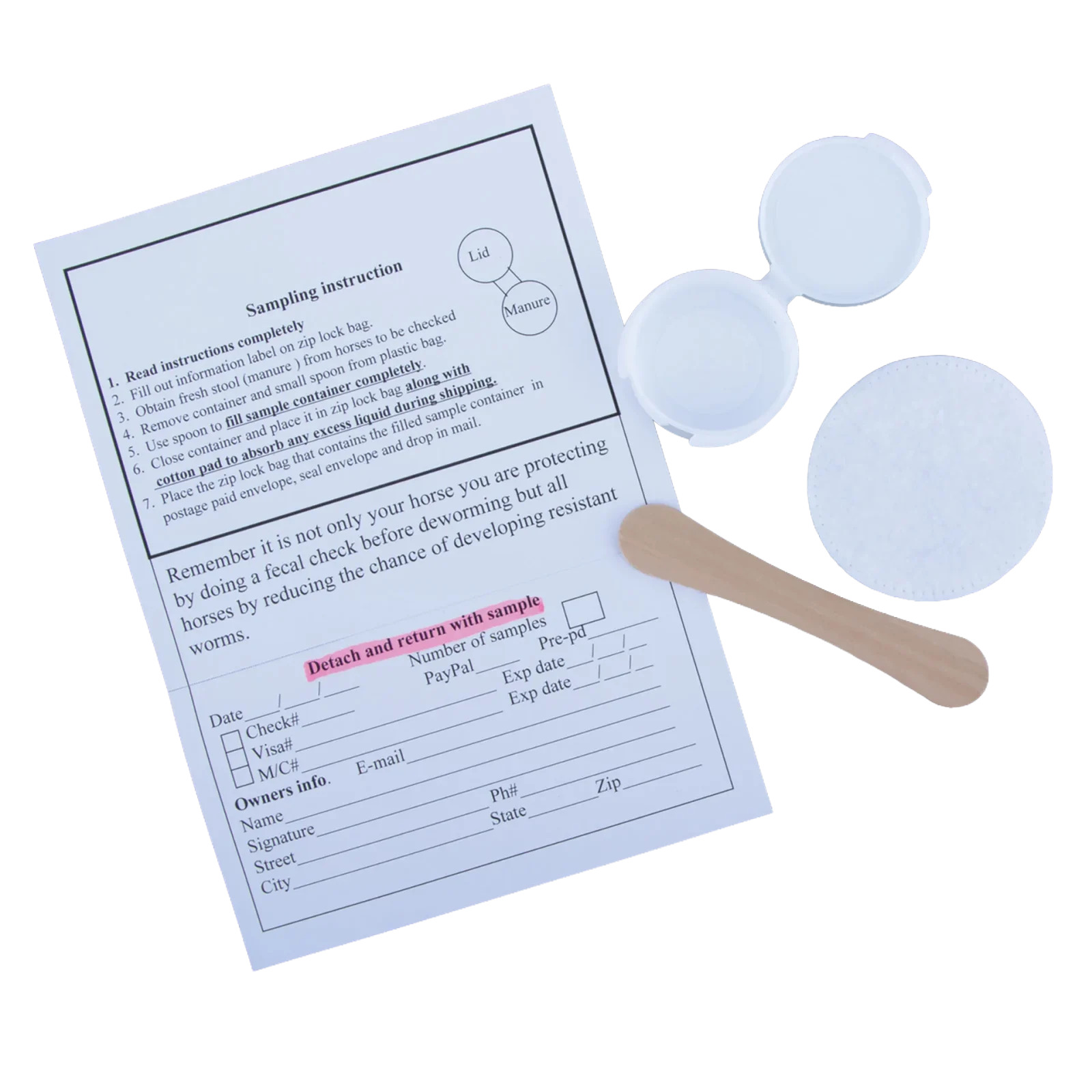 Equine Fecal Egg Count Test