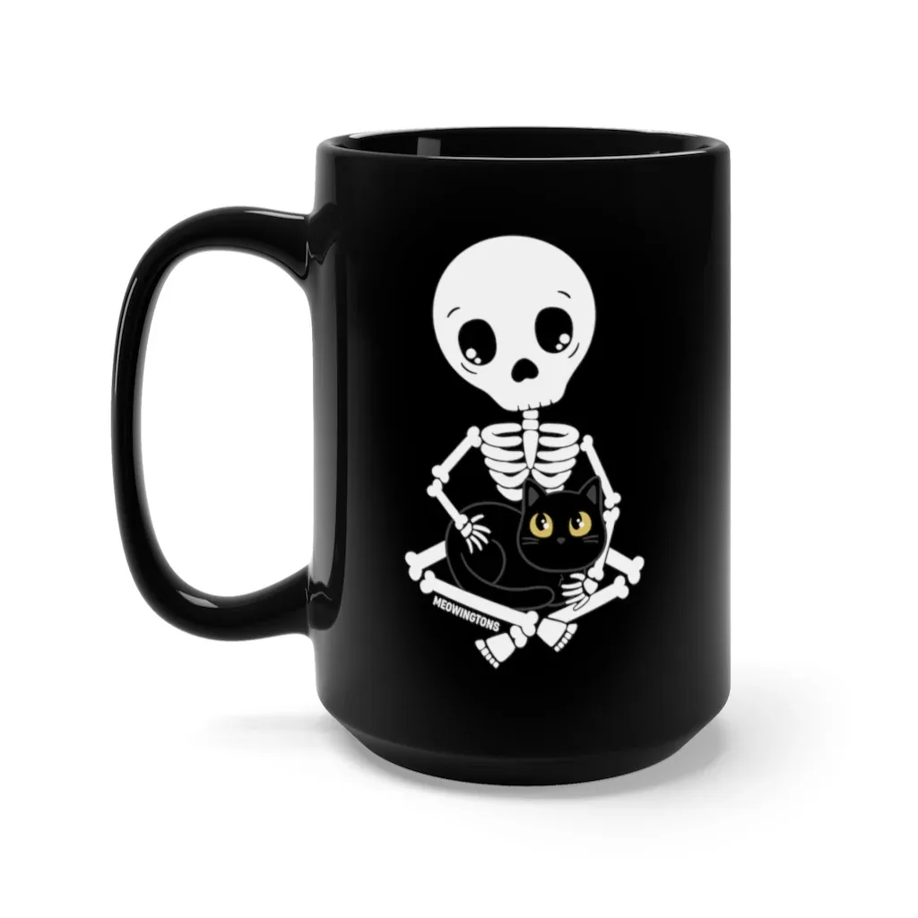 Friends Forever Black Cat Mug - Image 2