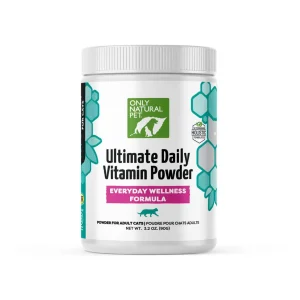 Only Natural Pet Ultimate Daily Feline Vitamin Powder 3.2 oz