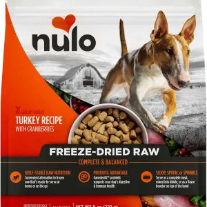 Nulo Grain-Free Freeze-Dried Raw Turkey with Cranberries Complete and Balanced Dry Dog Food