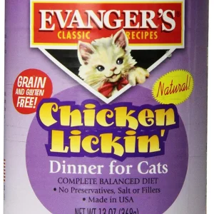 Evanger's Classic Chicken Licken' Canned Cat Food - 13 oz Cans - Case of 12