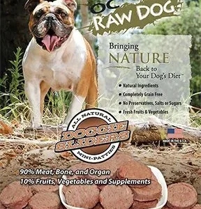 OC Raw Frozen Foods Chicken Fish & Produce Sliders Raw Frozen Dog Food - 4 lb Bag