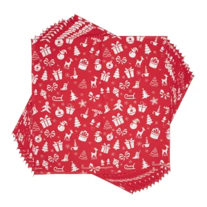 Christmas Surprises Dog Bandana, Red, 22 inch, 12 Pack