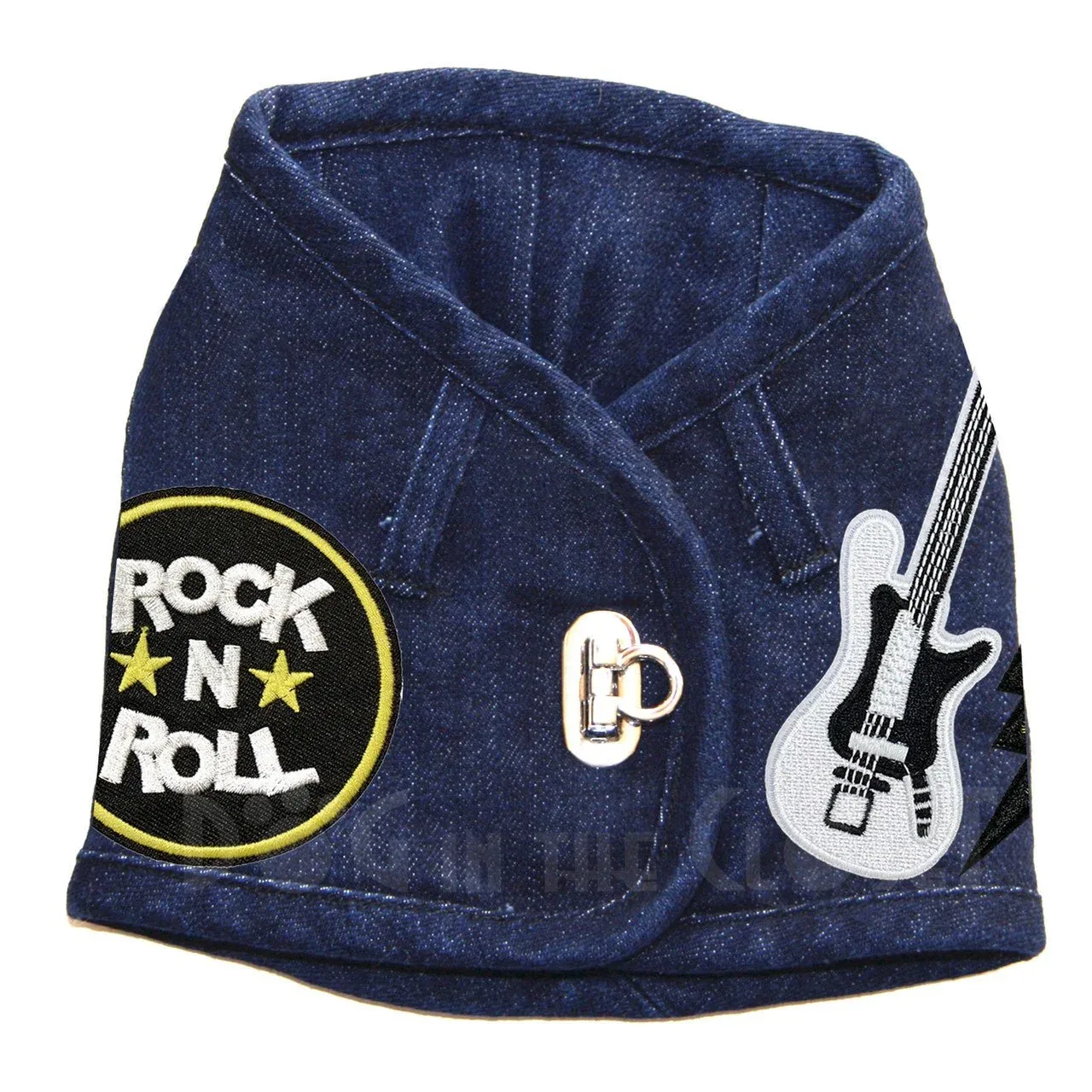 Rock n Roll Denim Harness Vest in 3 Colors - Image 2