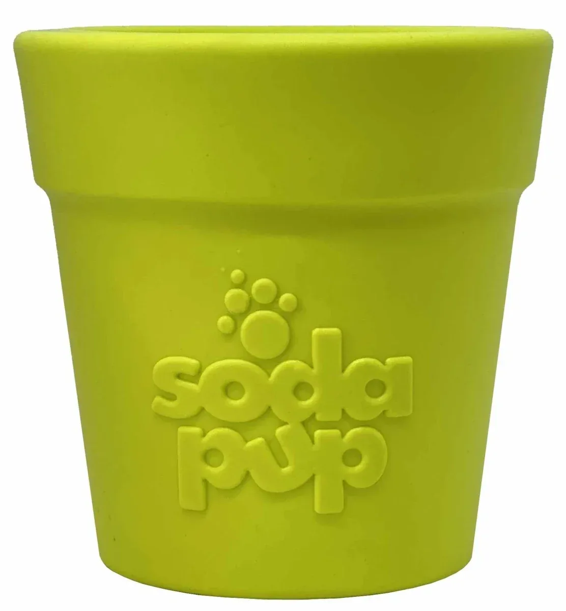 SodaPup Rubber Flower Pot Durable Treat Dispenser Dog Toy