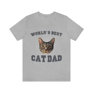 Customizable World's Best Cat Dad T-Shirt