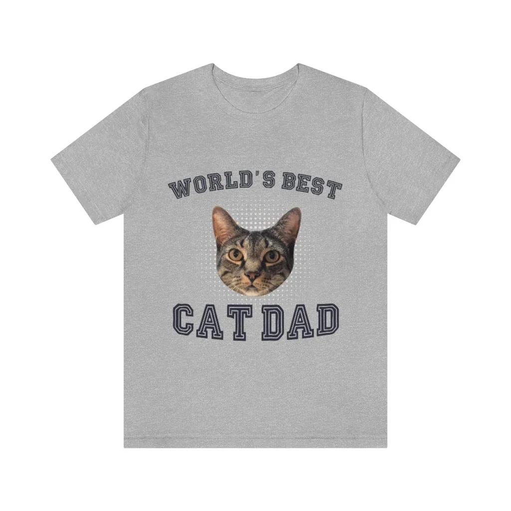 Customizable World's Best Cat Dad T-Shirt
