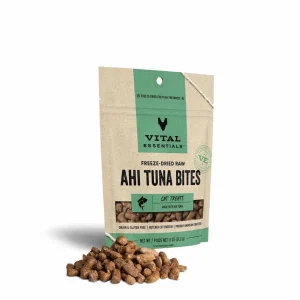 Vital Essentials Freeze-Dried Ahi Tuna Bites Cat Treats, 1.1 oz