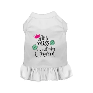 Little Miss Lucky Charm Dog Tee - St. Patrick's Day Dog Apparel by Bark Fifth Avenue