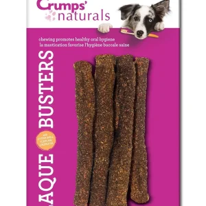 Crumps' Naturals 4.5" Plaque Busters Dog Dental Hard Chews - 5 Pack