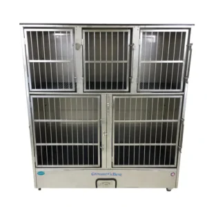 Groomer's Best Stainless Steel 5 Bank Cage