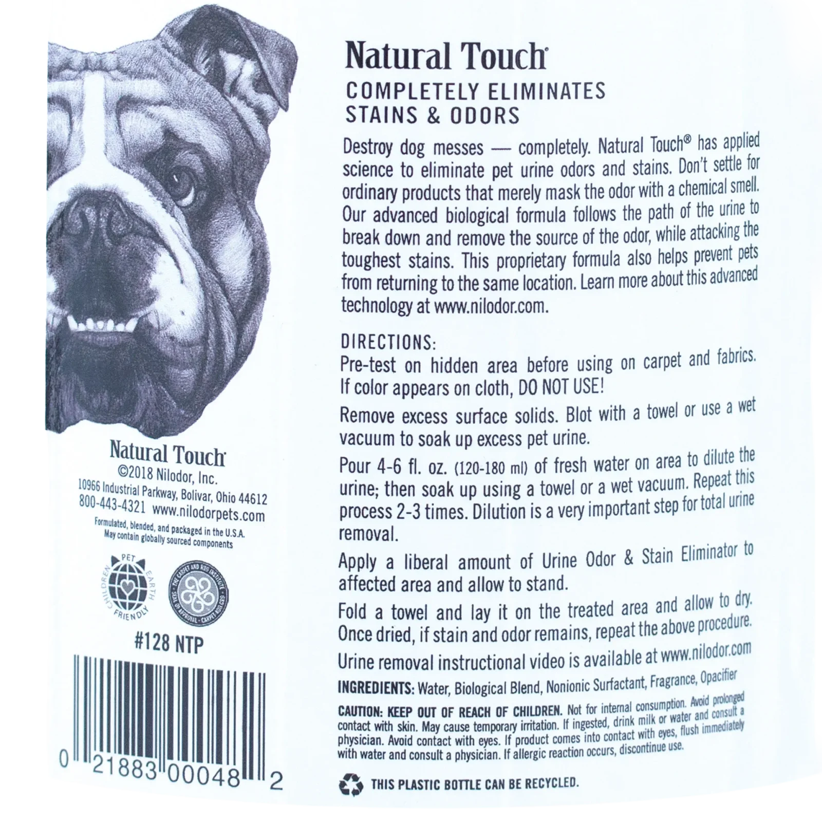 Natural Touch® Urine Odor & Stain Eliminator - Image 2