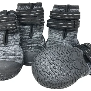 Pet Life ® 'Mud-Trax' Ankle Supporting and Performance Dog Shoes - Set Of 4
