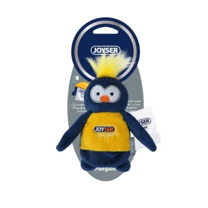 Joyser Puppy Penguin Plush Toy for Dogs (Dark Blue/Yellow)