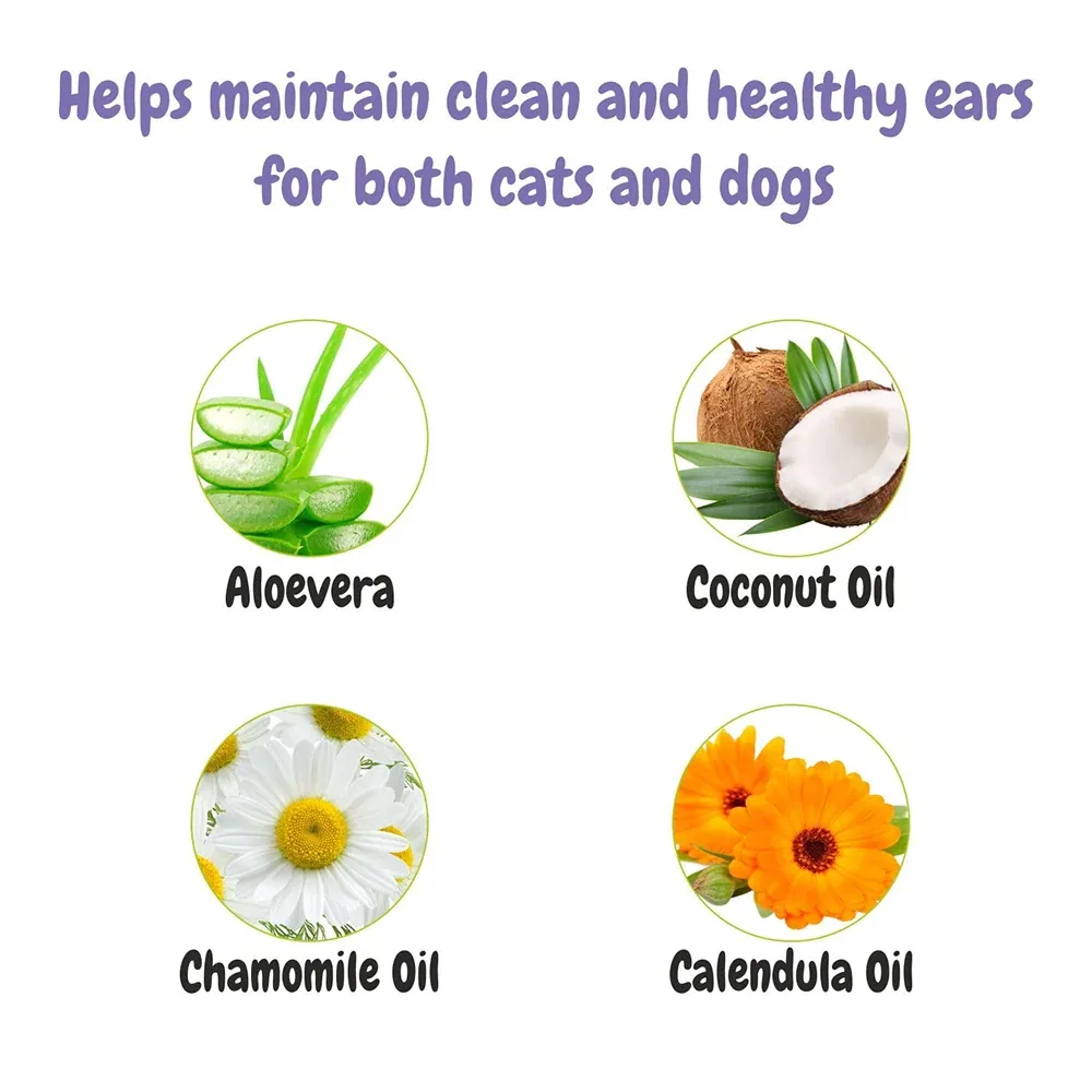 Bscly Fresh Botanical Ear Wash for Cats and Dogs - Image 2