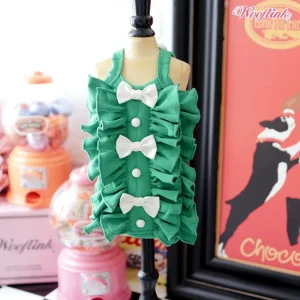 Wooflink Feeling Fab Tank in Green