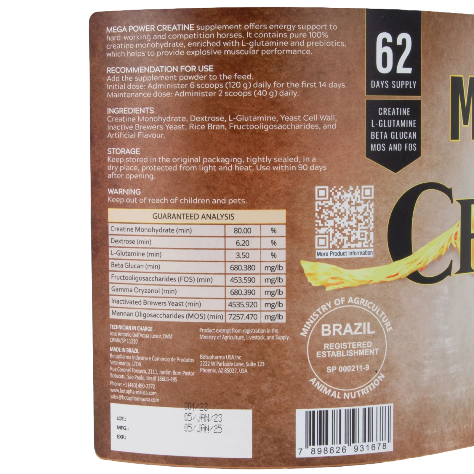 Mega Power Creatine Botumix Supplement - Image 2