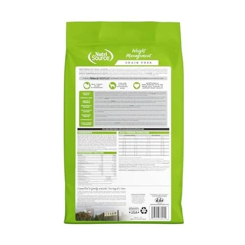 Nutrisource Grain-Free Weight Management Turkey Whitefish and Menhaden Fish Dry Dog Food - Image 2