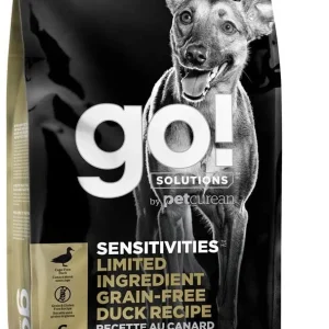 Petcurean GO! Sensitivities LID Grain-Free Duck Recipe Dry Dog Food - 3.5 lb Bag