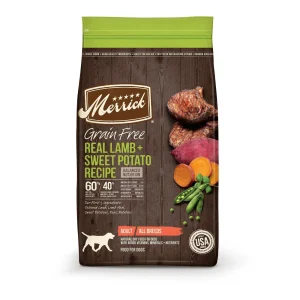 Merrick Grain-Free Lamb & Sweet Potato Dry Dog Food - 22 lb Bag