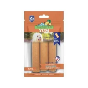 Himalayan Dog Chew Yaky Yum Peanut Butter Natural Dog Chews - 4.5 oz