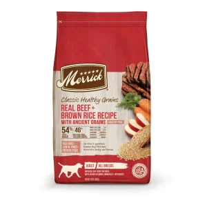 Merrick Classic Canine Beef + Brown Rice with Healthy Ancient Grains Dry Dog Food with Healthy Grains - 4 lb Bag