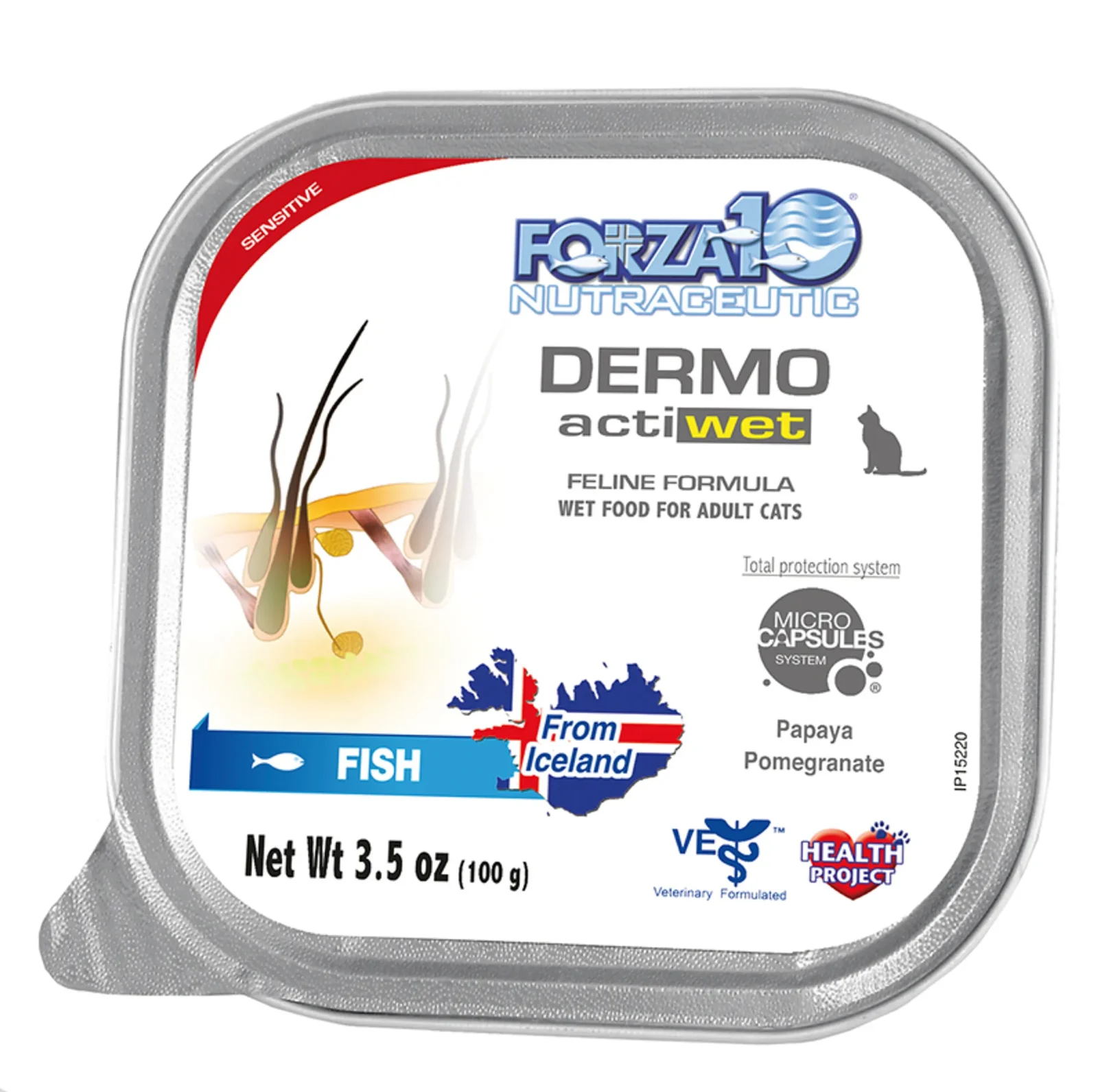 Forza10 ActiWet Dermo Support Icelandic Fish Recipe Canned Cat Food - Image 2