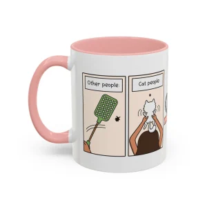 Other People vs Cat People Comic Coffee Mug