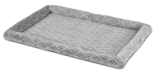 Midwest Homes Quite Time Deluxe Wave Rectangular Dog Bed and Crate Mat