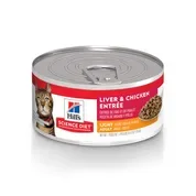 Hill's Science Diet Adult Light Liver & Chicken Entree Wet Cat Food
