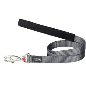 Red Dingo Lead Adjustable Classic Leash For Dogs (Cool Grey)