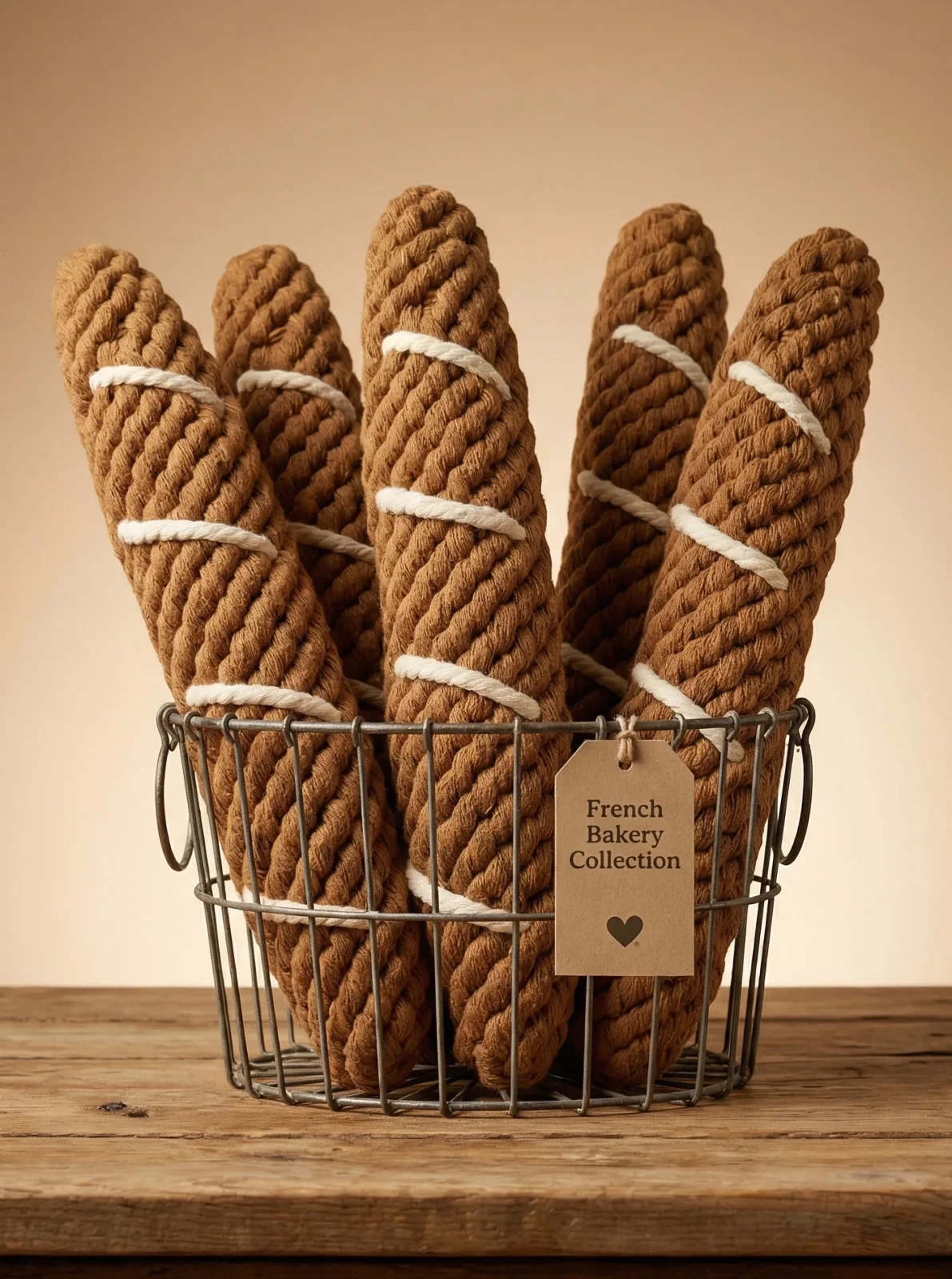 BAGUETTE ROPE DOG TOY
