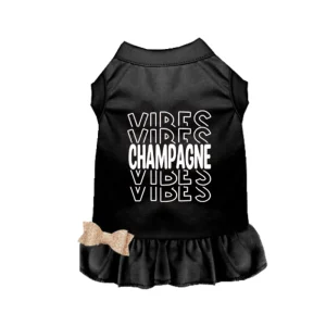 Champagne Vibes Dog Dress by Bark Fifth Avenue