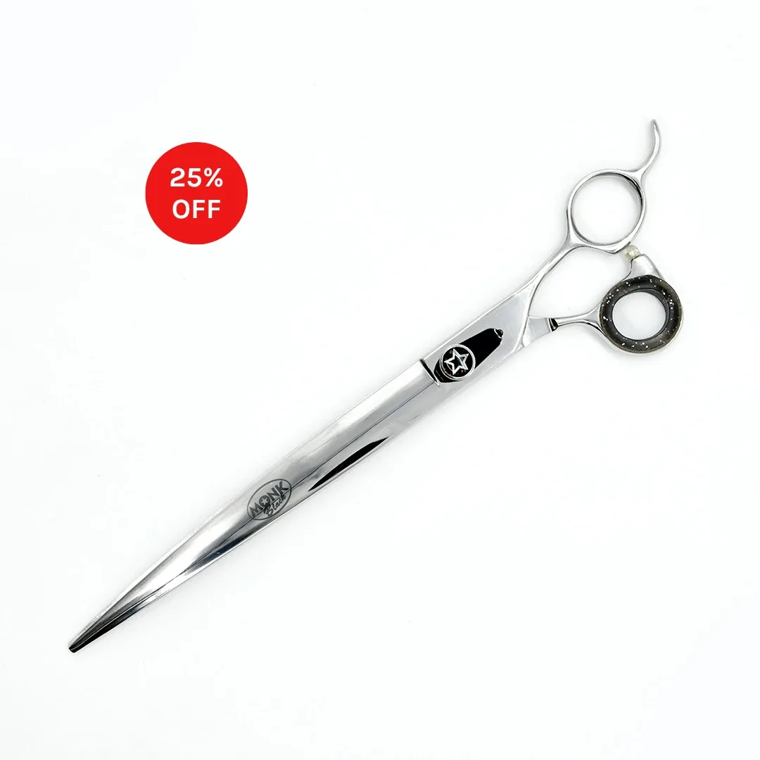 Monk Black Curved Shear, 9.5 inch