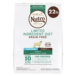 Nutro Natural Choice Grain-Free Limited Ingredient Large Breed Lamb & Sw Potato Dry Dog Food - 22 lb Bag