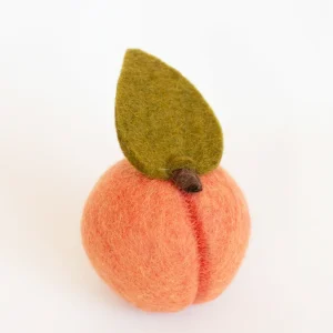 PEACH WOOL DOG & CAT TOY