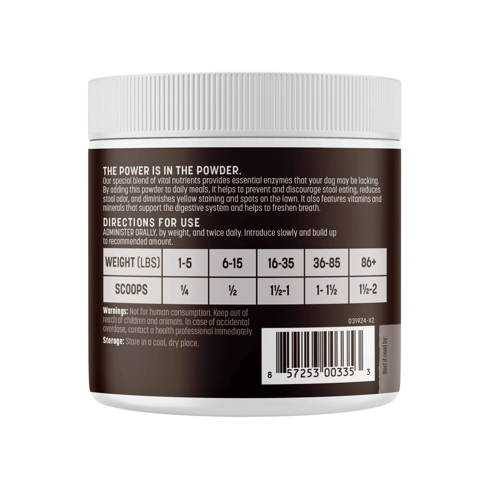 Earth Animal Stop Eating Stool Nutritional Supplement for Dogs - Image 2