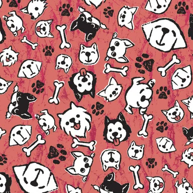 My Pups Red Dog Bandana, 22 inch, 12 Pack
