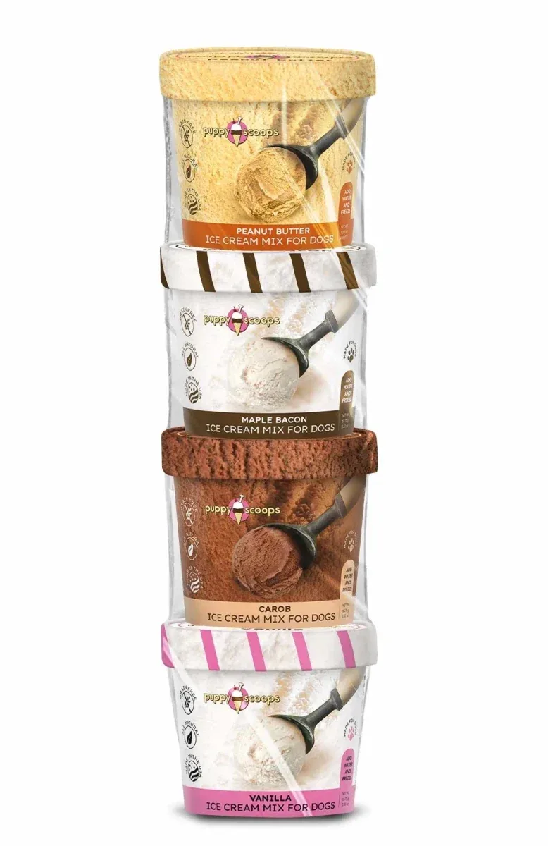 Puppy Cake Puppy Scoops Ice Cream Assorted Flavor 4 ct - Image 2