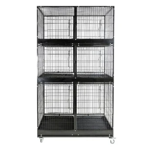 DuraDog Economy 6-Cage Bank TALL (includes Frame with wheels!)